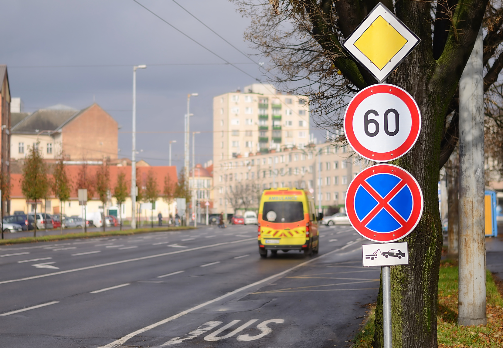 Traffik signs in the city